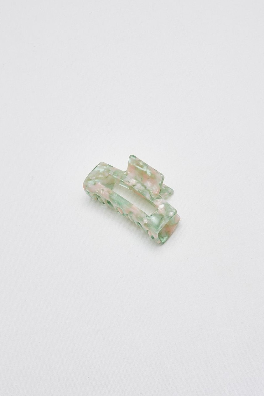 Women Afterall Hair Accessories | Meagan Hair Claw Green/Pink Marble