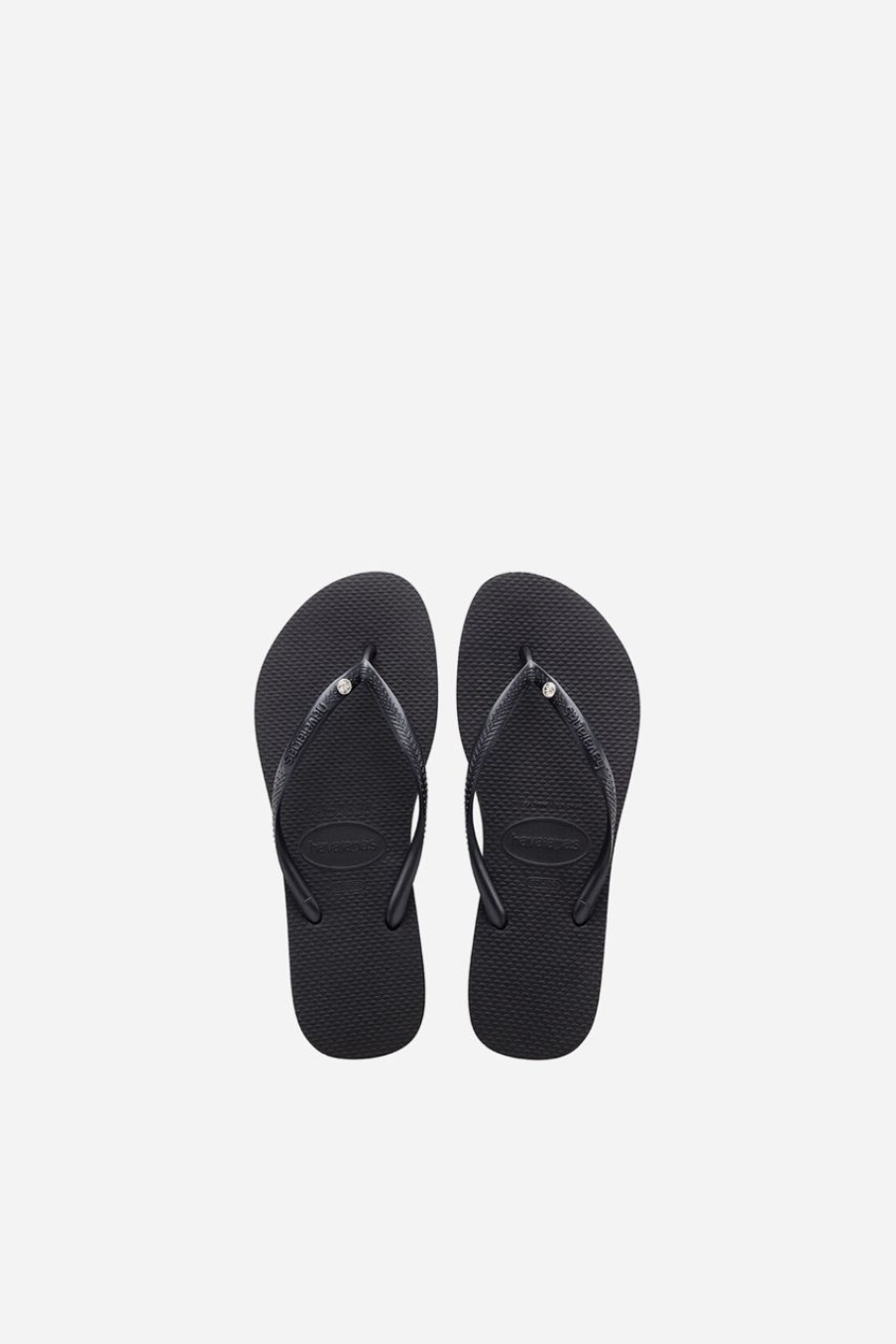 Women Havaianas Slippers | Havaianas Women Flip Flop Black - Slim Crystal Sw