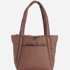 Women Baggu Bags | Baggu Puffy Mini Tote Cocoa