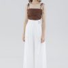 Women The Editor's Market Pants | Omyra Belted Pants White