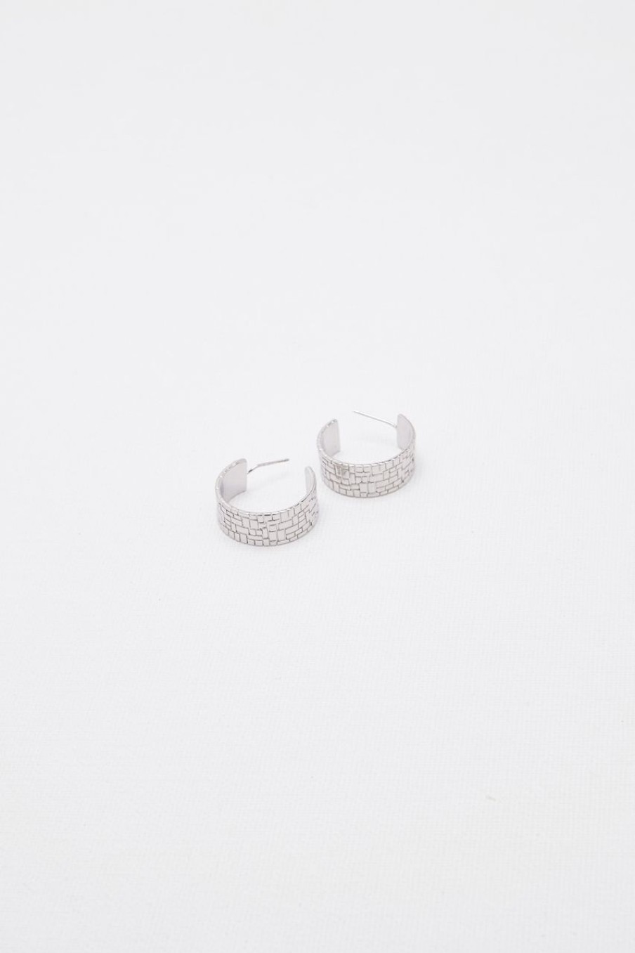 Women Afterall Earrings | Dela Hoop Earrings Silver