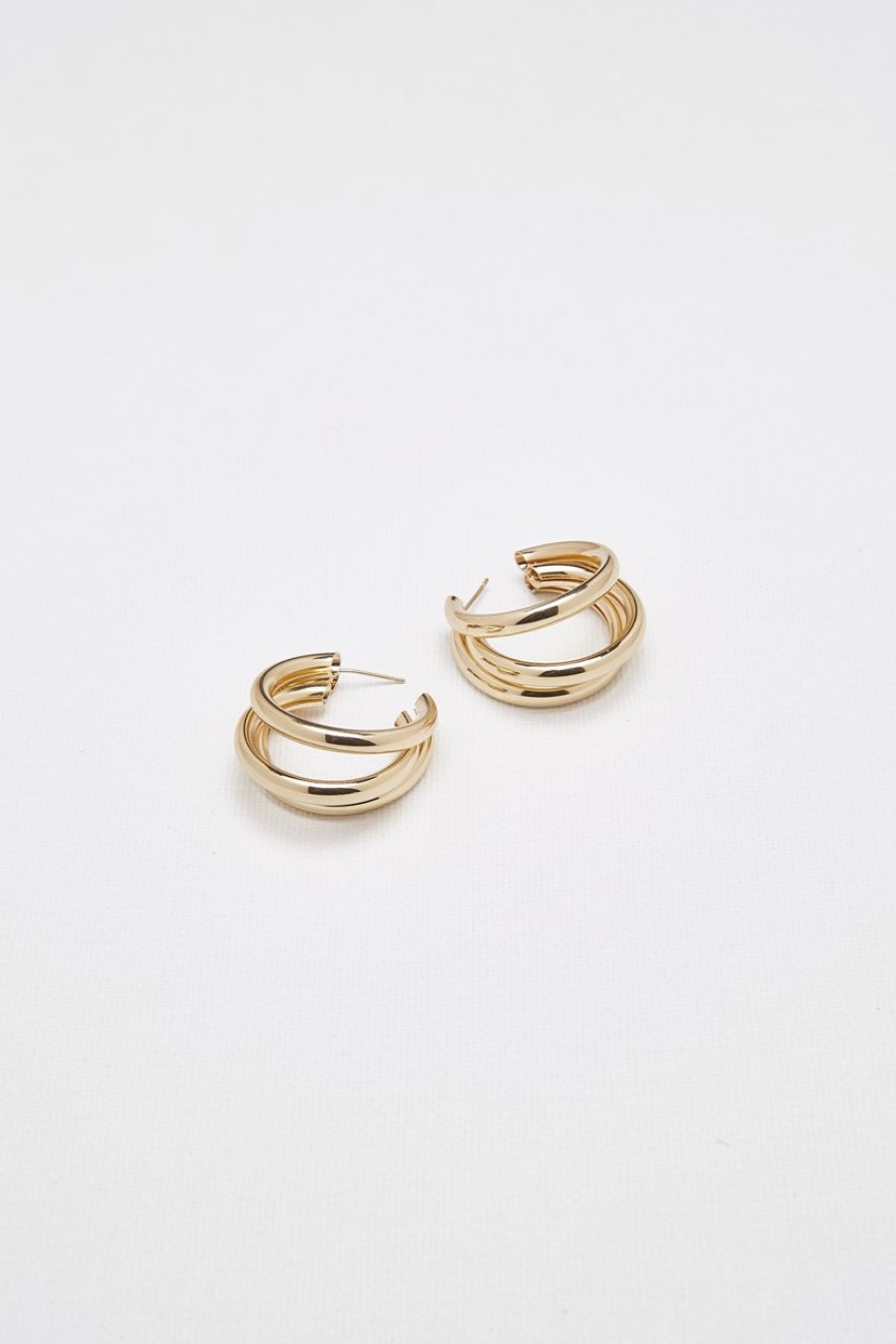 Women Afterall Earrings | Aedlin Hoop Earrings Gold