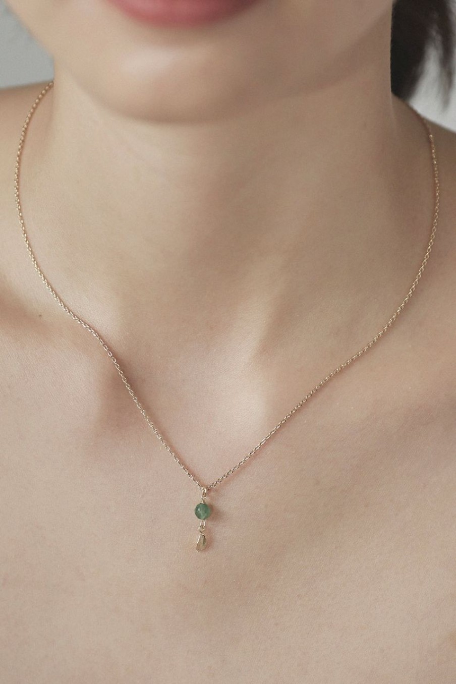 Women Afterall Necklaces | Chasa Necklace Gold/Green