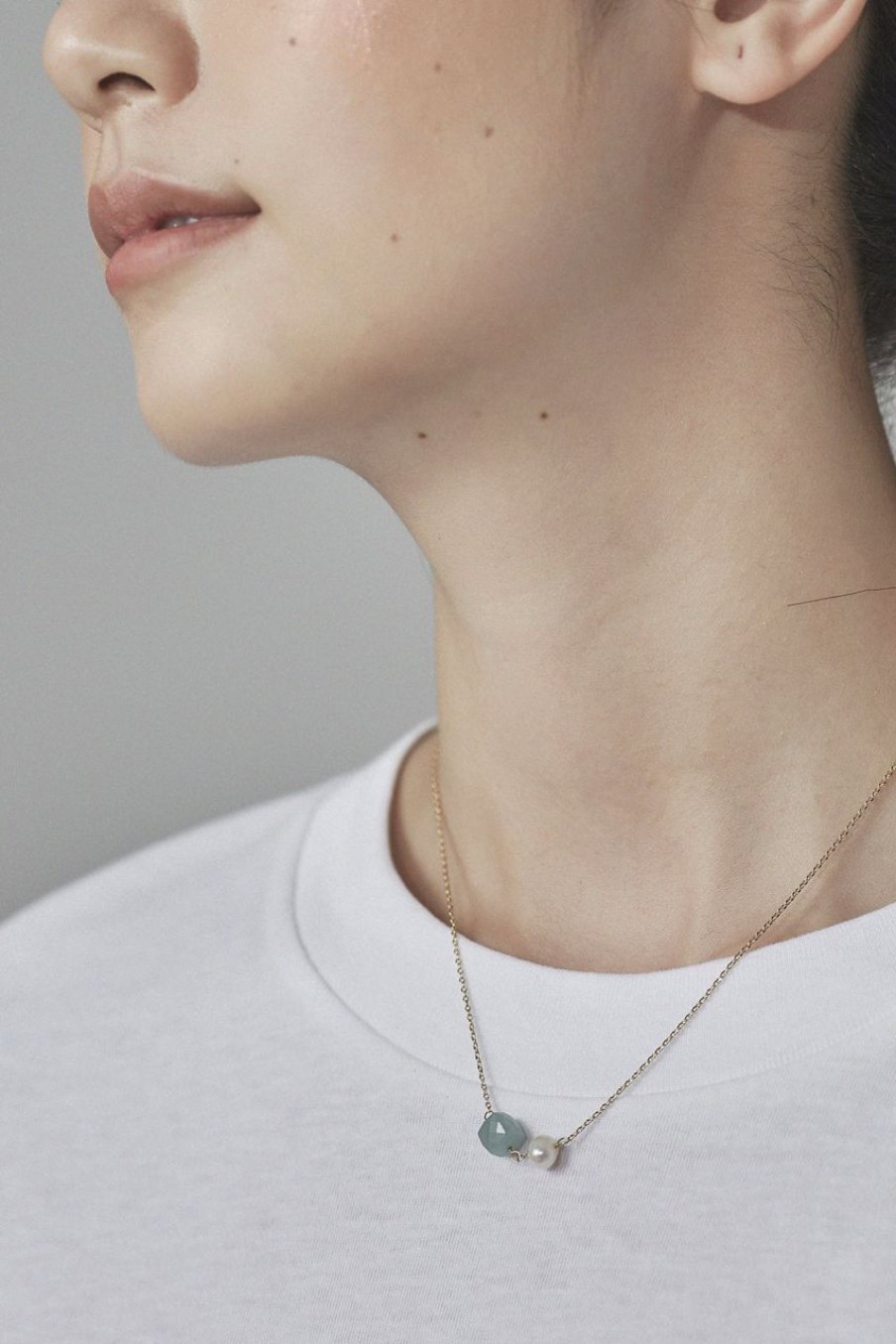 Women Afterall Necklaces | Lovell Necklace Gold/Cyan