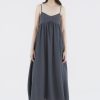 Women The Editor's Market Dresses | Balga Empire Maxi Dress Charcoal