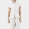 Women The Editor's Market Tops | Nomi Boxy Shirt Primrose Pink