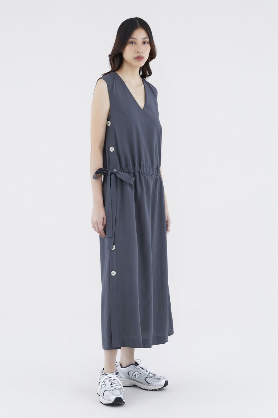 Women The Editor's Market Dresses | Sydeus Drop-Waist Dress Shadow