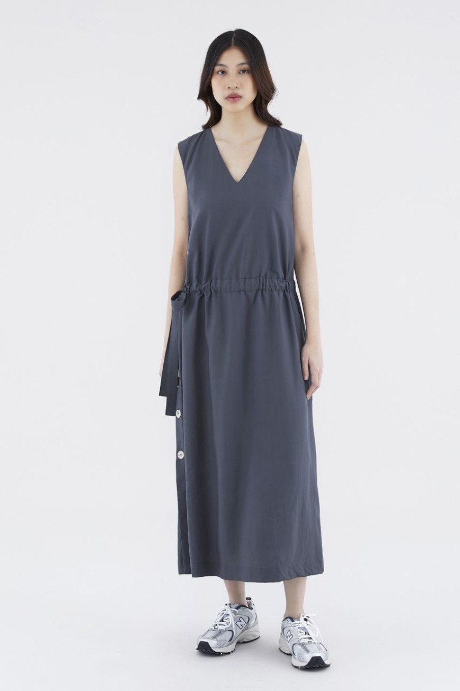 Women The Editor's Market Dresses | Sydeus Drop-Waist Dress Shadow