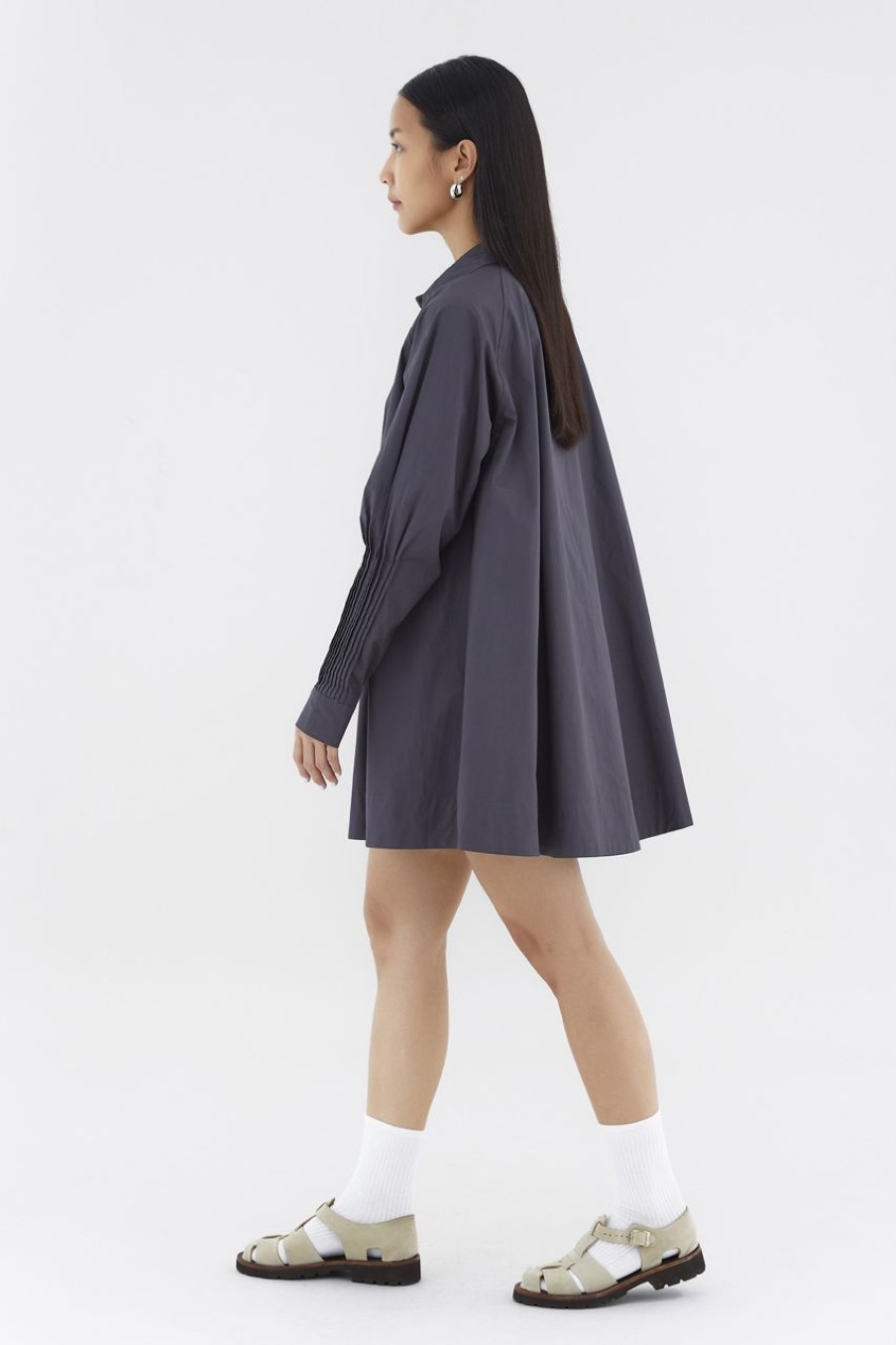 Women The Editor's Market Dresses | Luella Shirtdress Charcoal