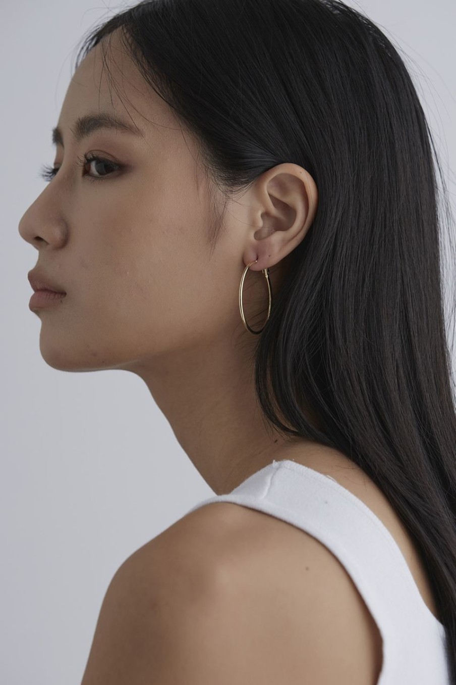 Women Afterall Earrings | Ibbie Hoop Earrings Gold