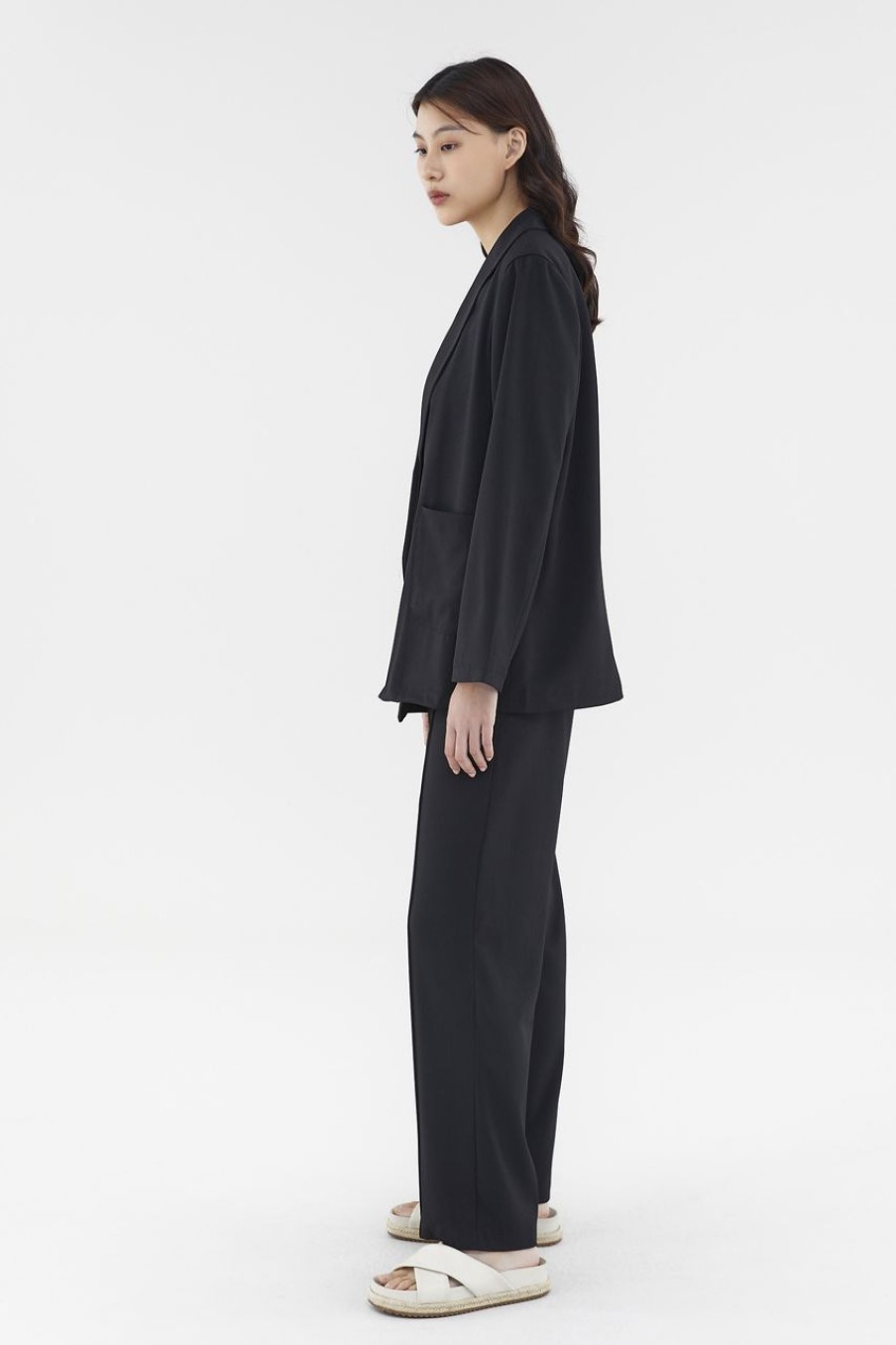 Women The Editor's Market Outerwear | Adanna Blazer Black