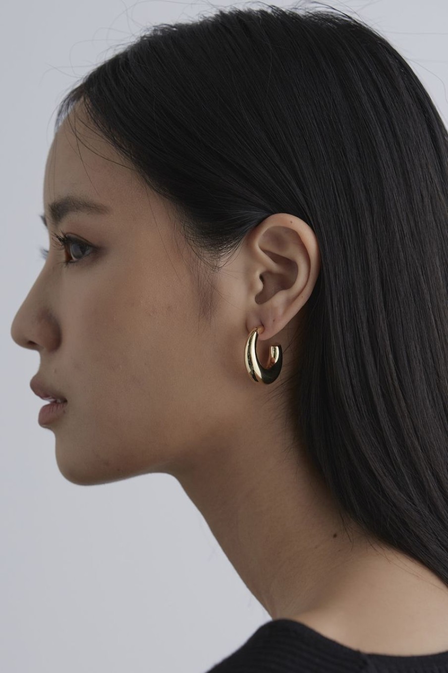 Women Afterall Earrings | Nettal Hoop Earrings Gold