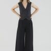 Women The Editor's Market Pants | Kerifa Wide-Leg Pants Black