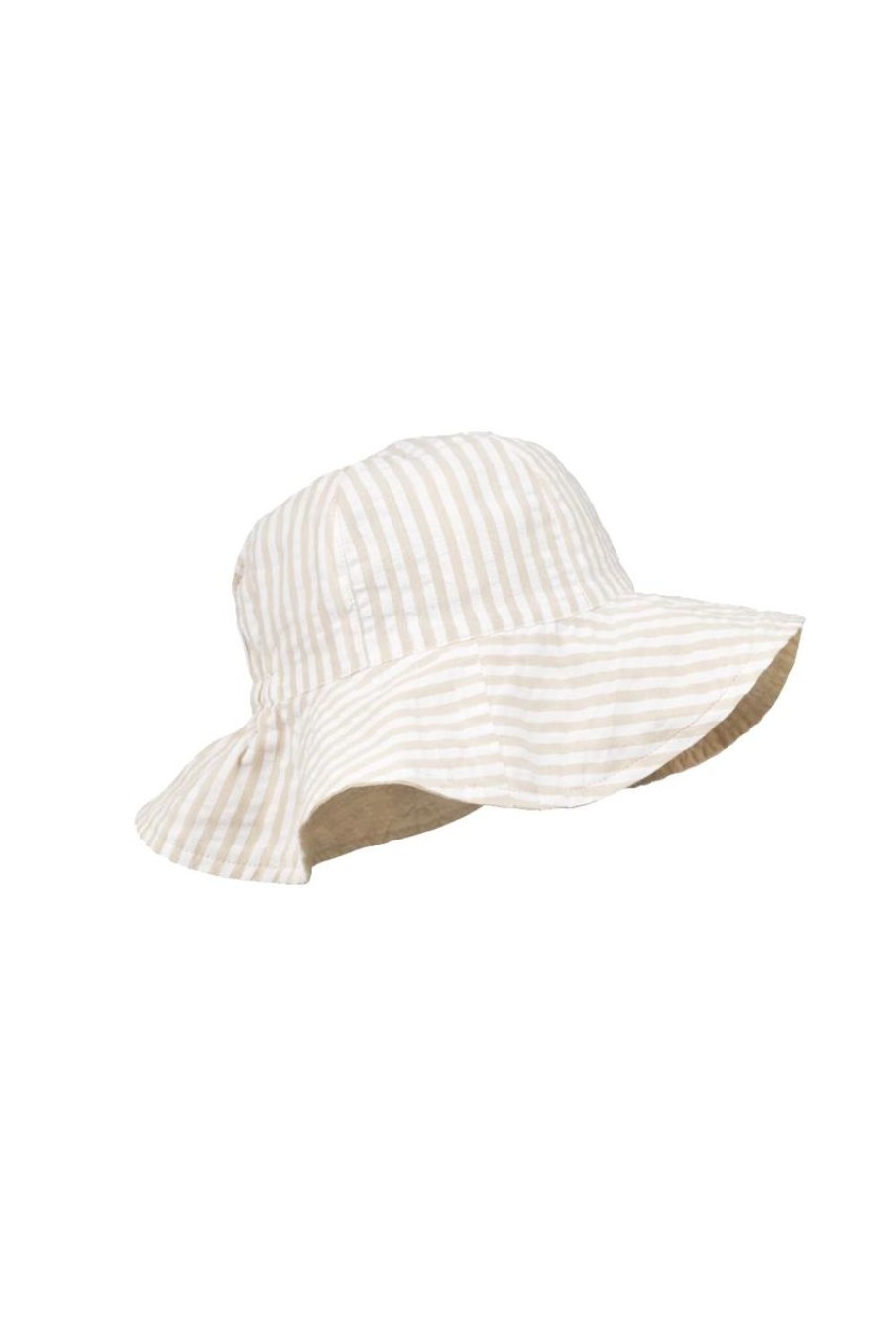 Kids Evryday Studios | Liewood Amelia Reversible Sun Hat Sandy/White