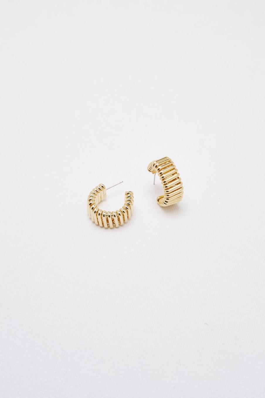 Women Afterall Earrings | Helen Hoop Earrings Gold