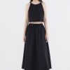 Women The Editor's Market Skirts | Dellis Drawstring Skirt Black