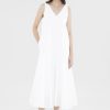 Women The Editor's Market Dresses | Pashelle Drop-Tier Dress White