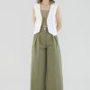 Women The Editor's Market Pants | Kerifa Wide-Leg Pants Sage