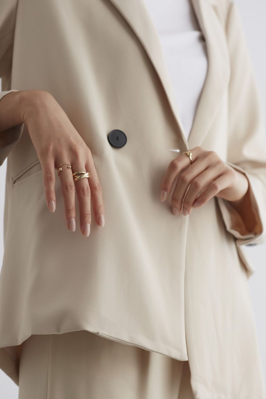 Women Afterall Rings | Livia Ring Set Gold