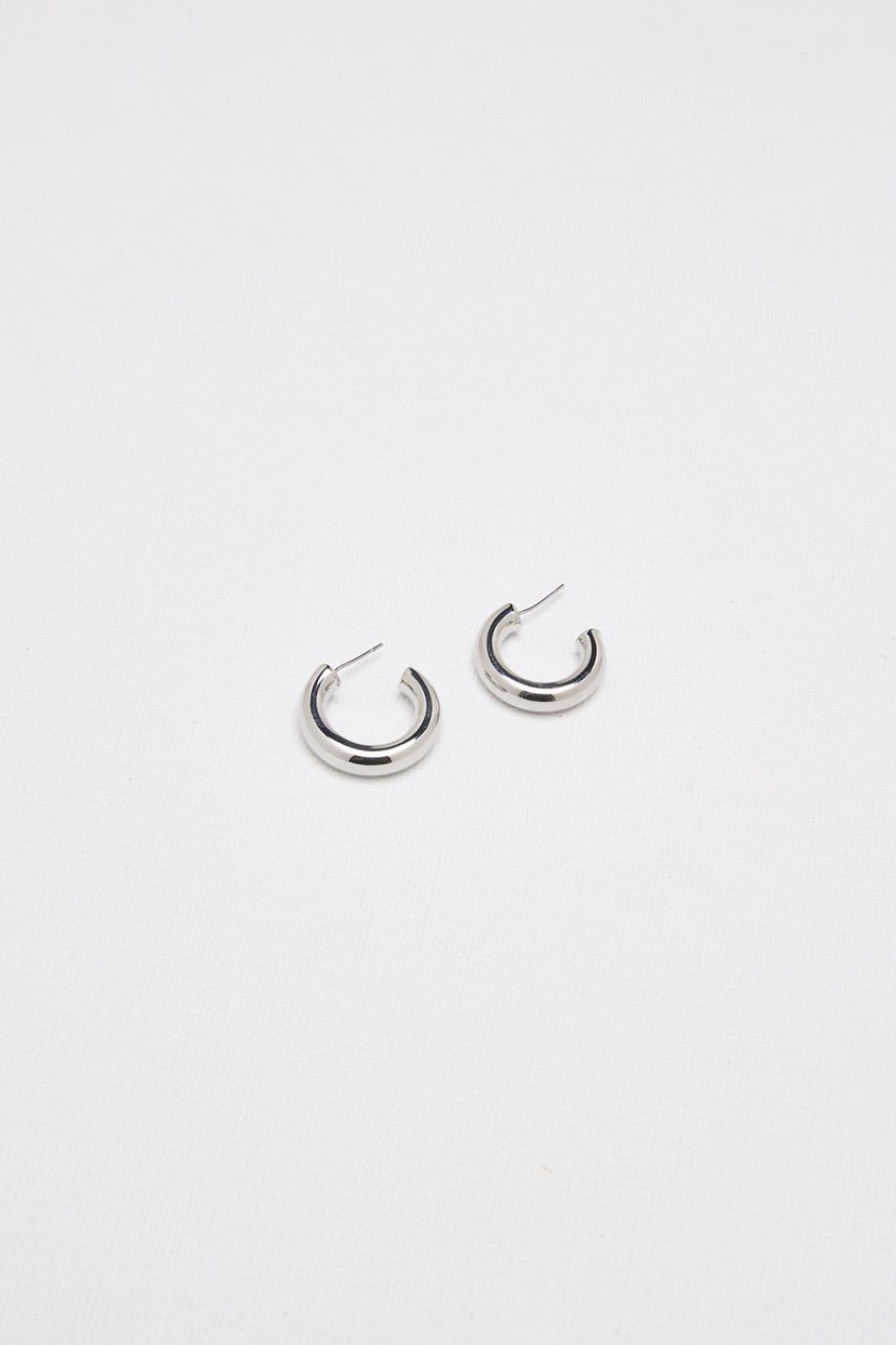 Women Afterall Earrings | Averie Hoop Earrings Silver