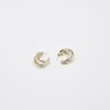 Women Afterall Earrings | Violet Hoop Earrings Gold