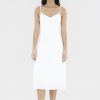 Women The Editor's Market Dresses | Charlie Ruched Dress White