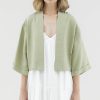 Women The Editor's Market Outerwear | Hatsie Kimono Avocado