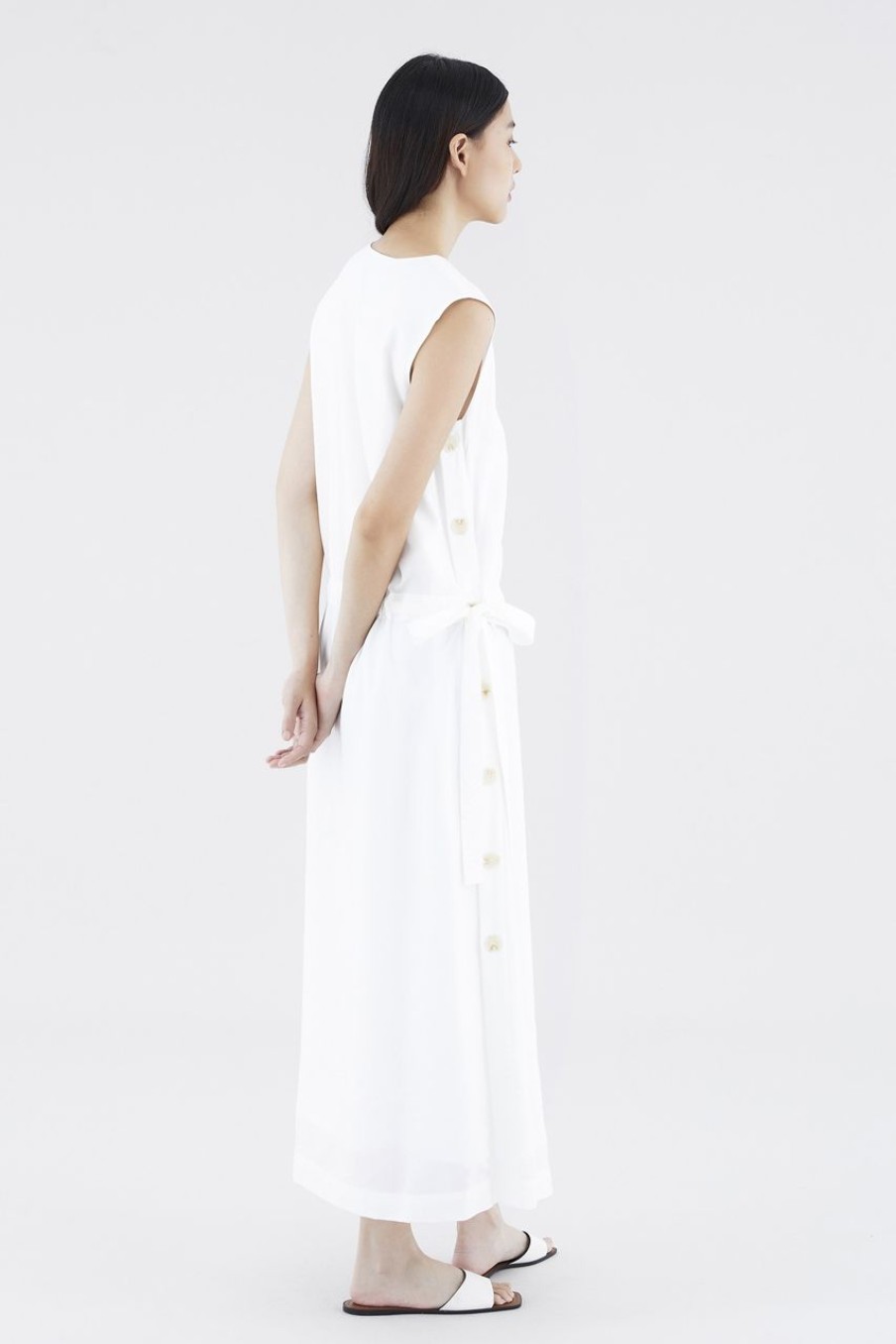 Women The Editor's Market Dresses | Sydeus Drop-Waist Dress White