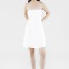 Women The Editor's Market Dresses | Margot Linen Tube Dress White