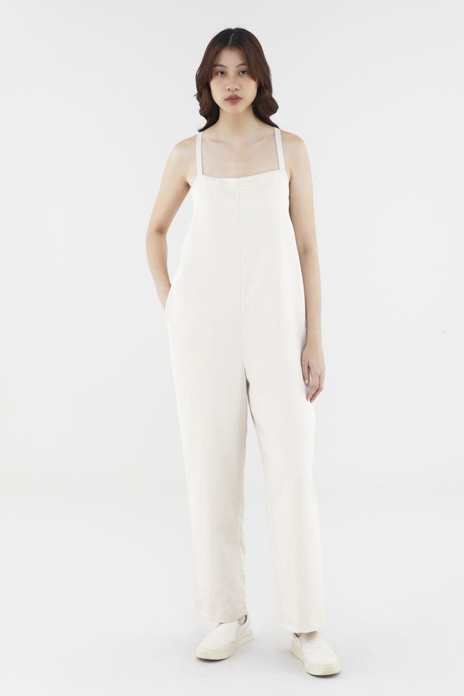 Women The Editor's Market Jumpsuits | Luciana Jumpsuit Latte