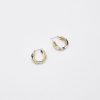 Women Afterall Earrings | Santana Hoop Earrings Gold