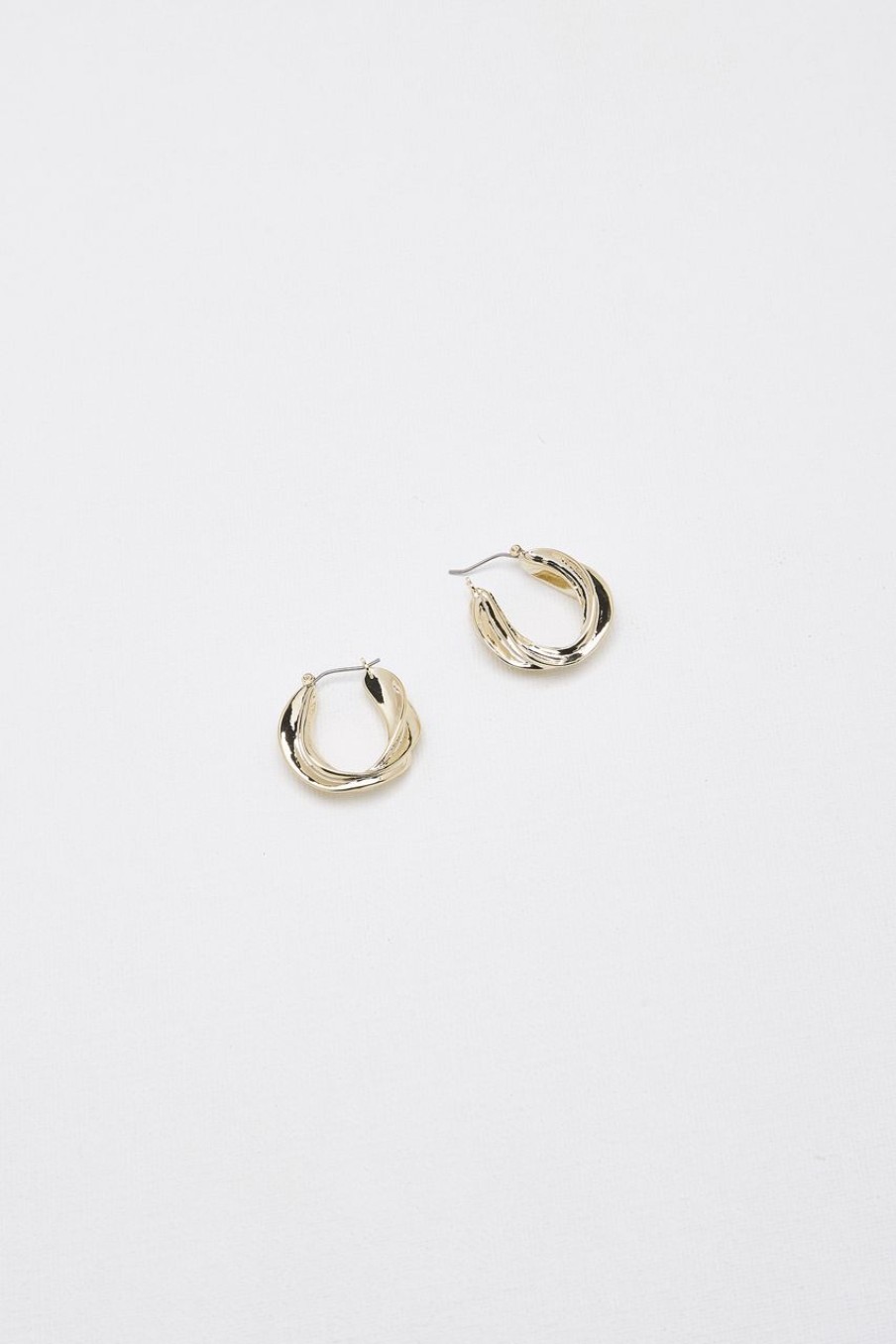 Women Afterall Earrings | Santana Hoop Earrings Gold