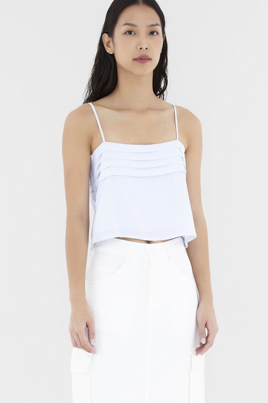 Women The Editor's Market Tops | Kaire Pleated Camisole Whisp