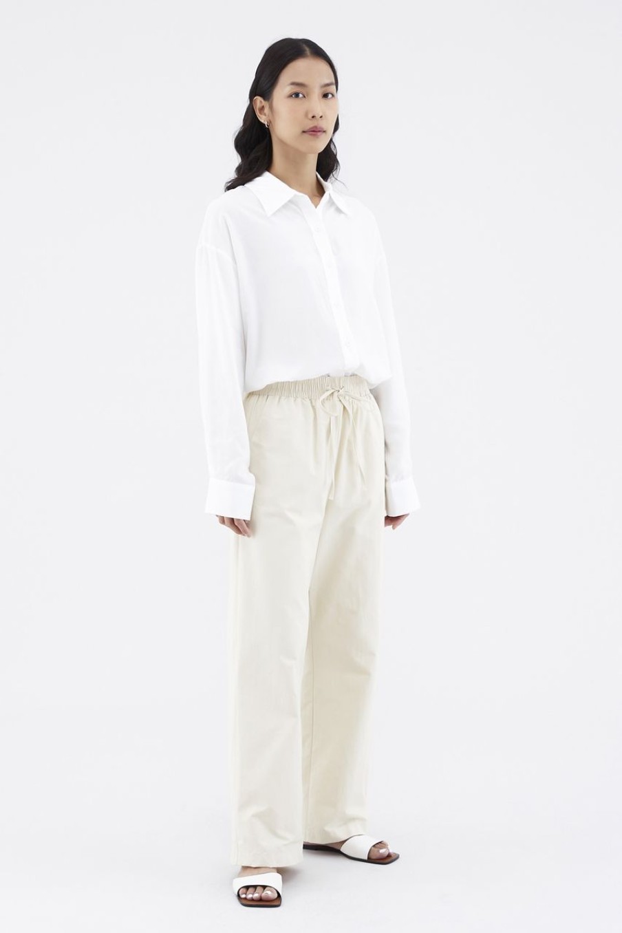 Women The Editor's Market Pants | Kastrelle Drawstring Pants Latte