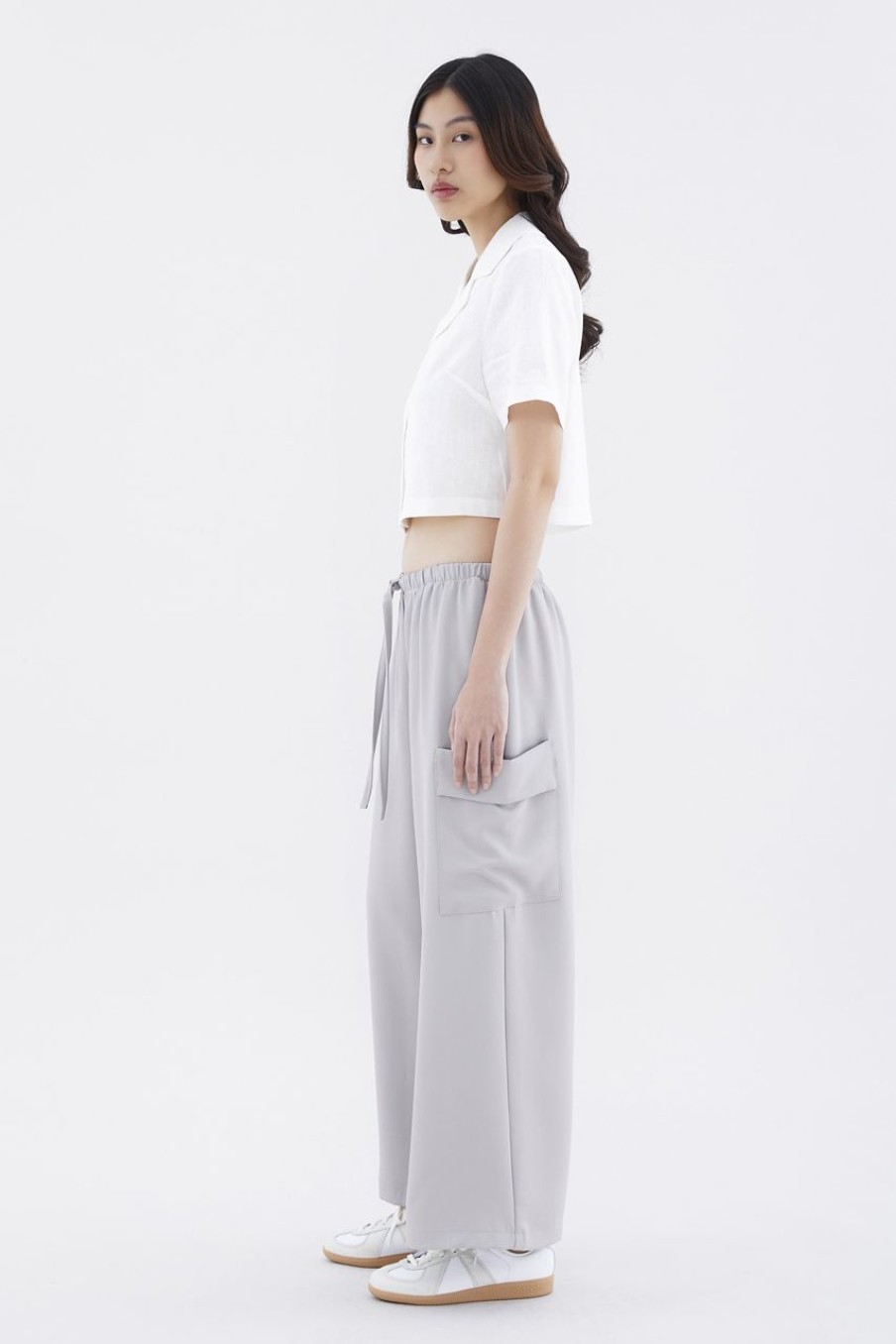 Women The Editor's Market Pants | Kyrall Mid-Rise Pants Fog