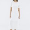 Women The Editor's Market Dresses | Nately Linen Strap-Tie Dress White