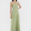 Women The Editor's Market Jumpsuits | Henzo Linen Wide Leg Jumpsuit Fern