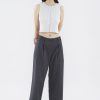 Women The Editor's Market Pants | Adraena Low-Rise Crop Pants Liquorice