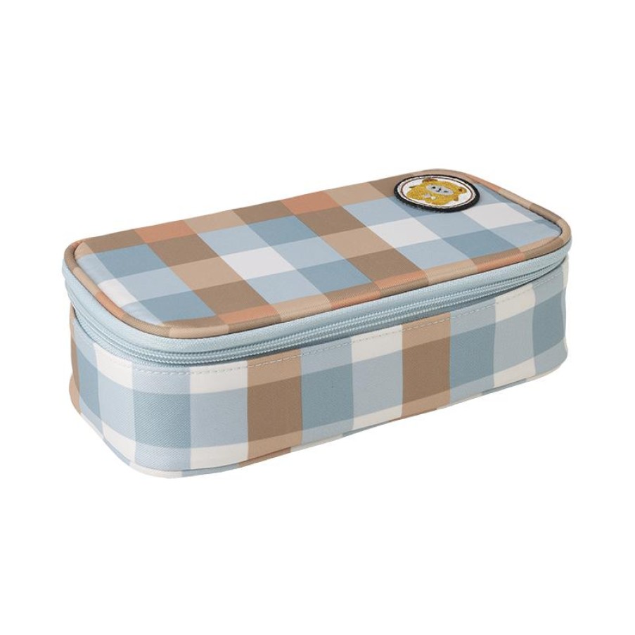 Kids Evryday Studios | Fabelab Pencil Case Cottage Blue Checks