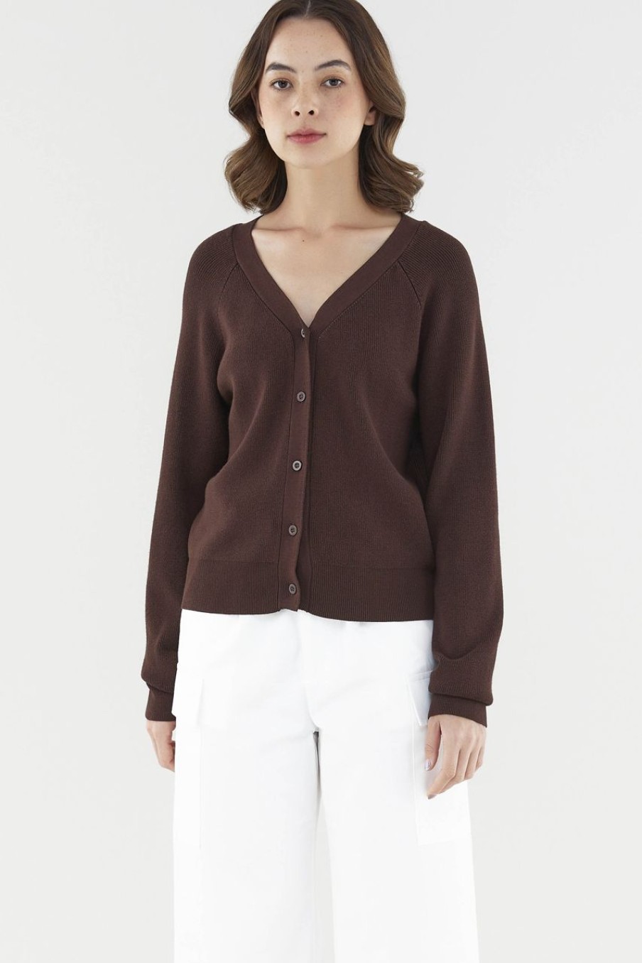 Women The Editor's Market Outerwear | Athenna Oversized Cardigan Coffee