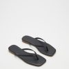 Women The Editor's Market Flats | Althea Thong Slides Charcoal