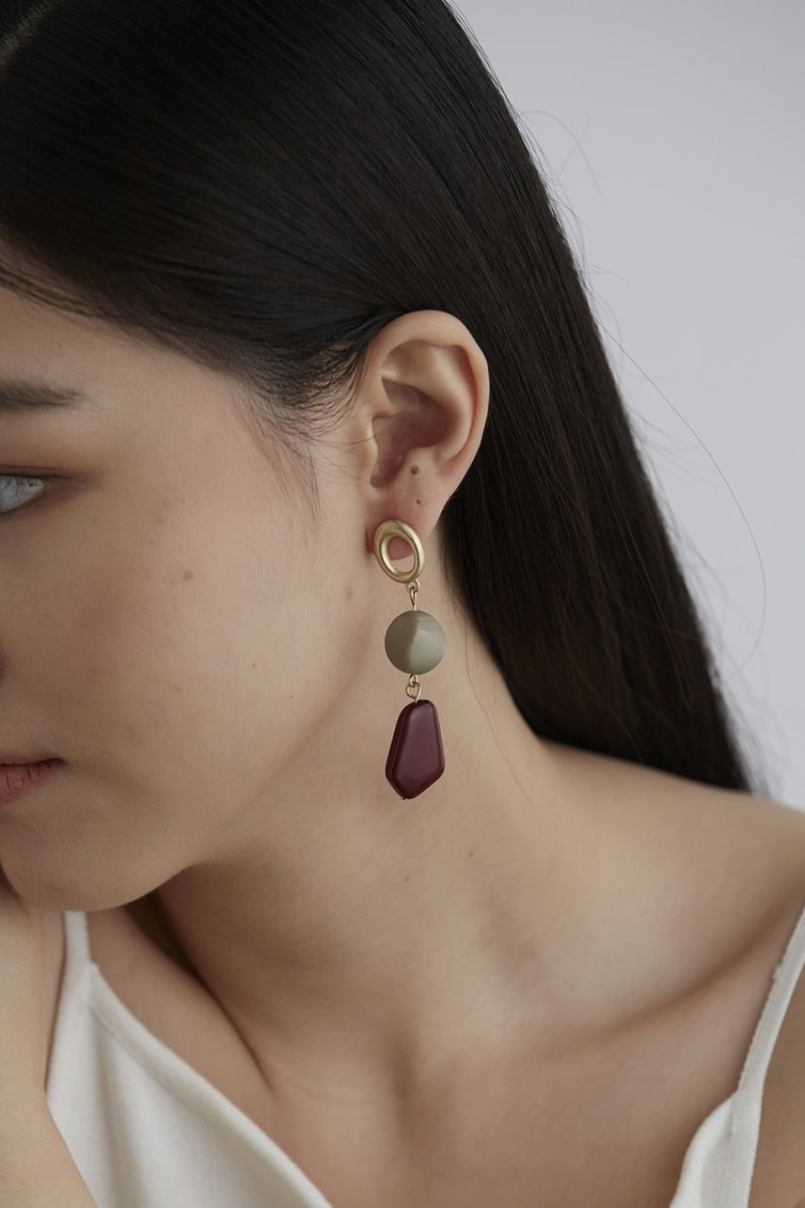 Women Afterall Earrings | Roan Drop Earrings Maroon