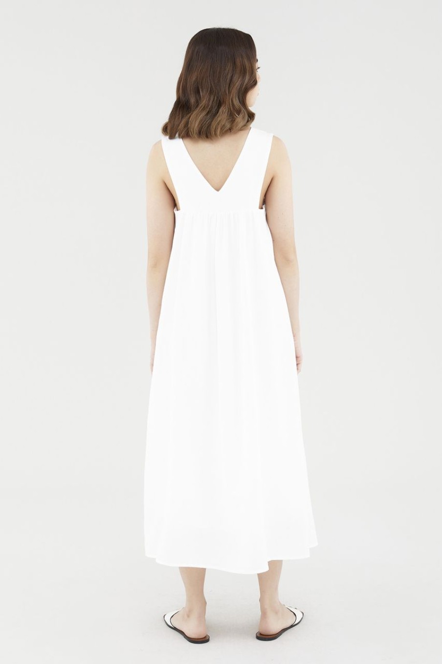 Women The Editor's Market Dresses | Dariann Tent Dress White