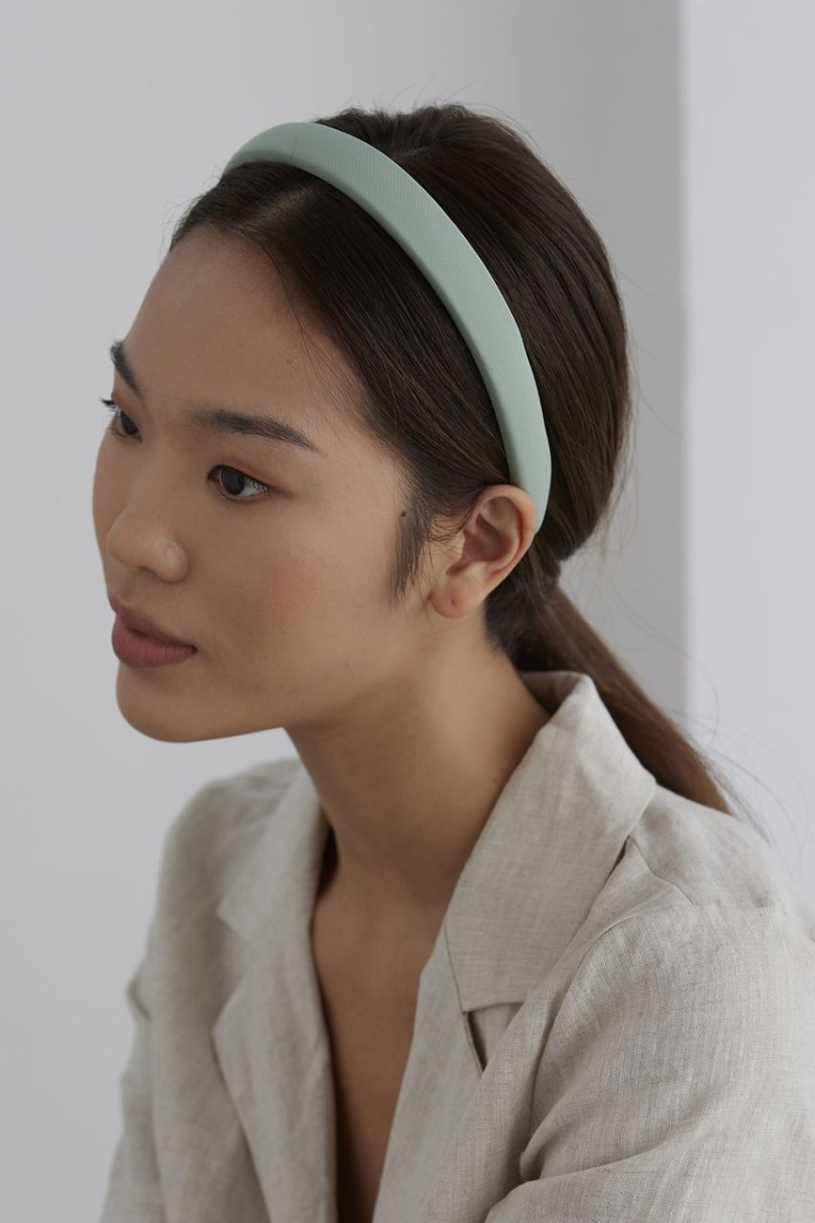 Women Afterall Hair Accessories | Jemma Head Band Light Green