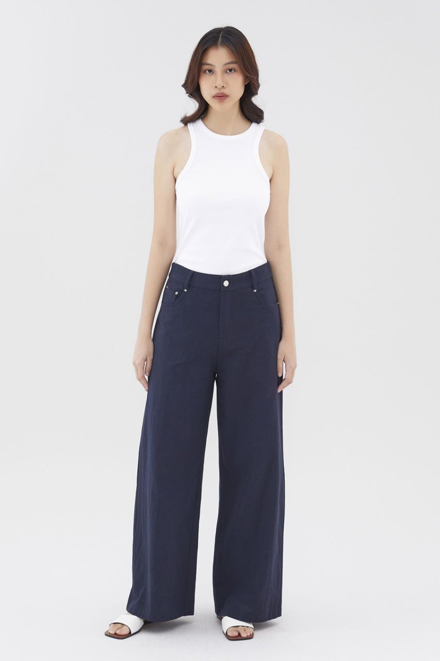 Women The Editor's Market Pants | Monroe Relaxed Pants Eclipse