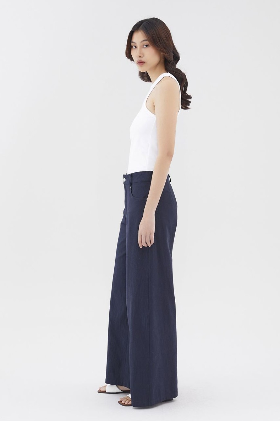 Women The Editor's Market Pants | Monroe Relaxed Pants Eclipse