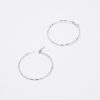 Women Afterall Earrings | Arna Hoop Earrings Silver