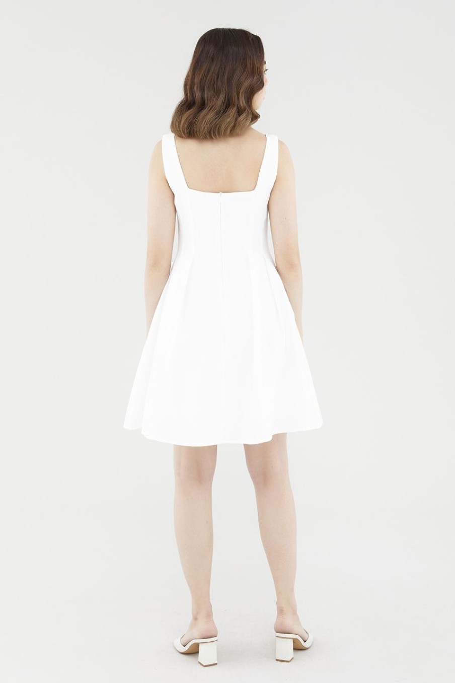 Women The Editor's Market Dresses | Kalita Skater Dress White