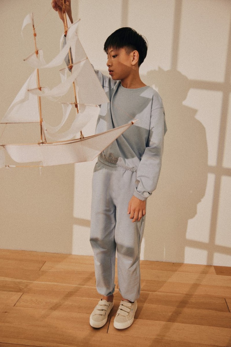 Kids Evryday Studios | Drawstring Sweatpants Dust Blue