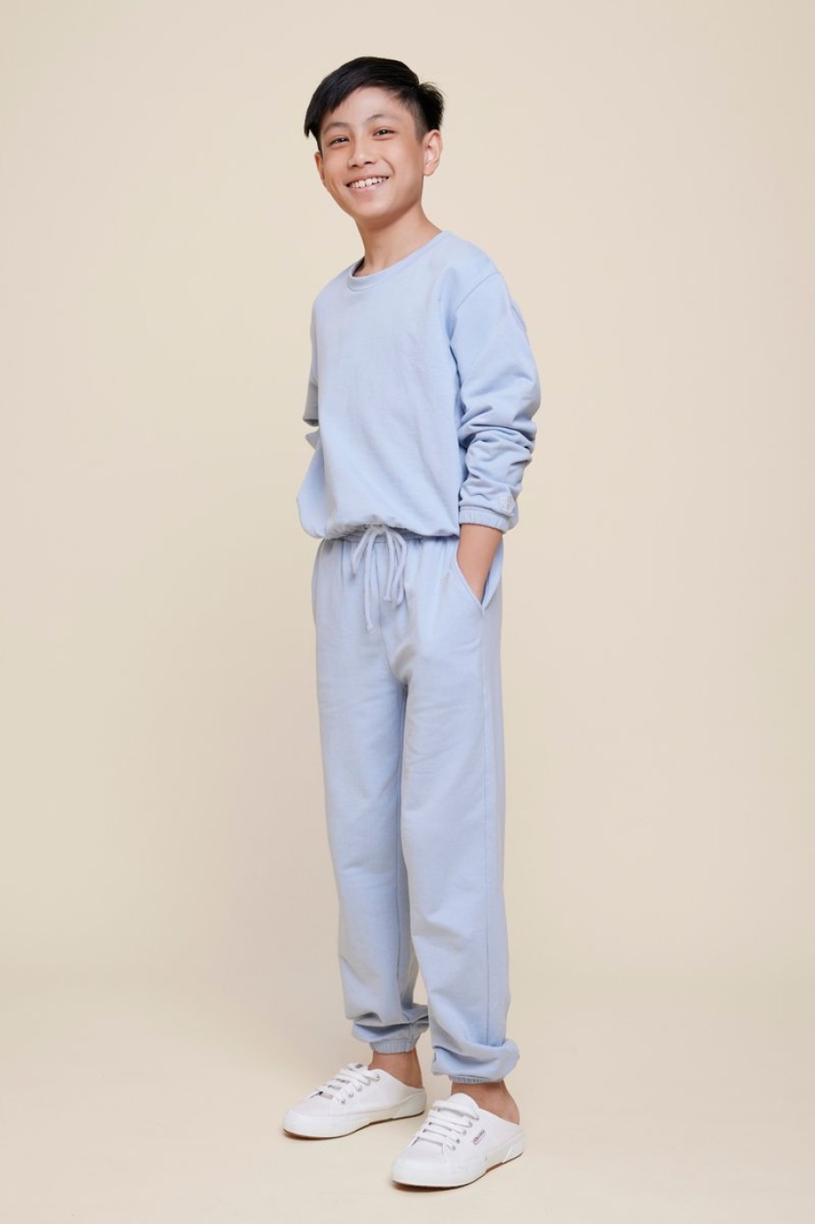 Kids Evryday Studios | Drawstring Sweatpants Dust Blue